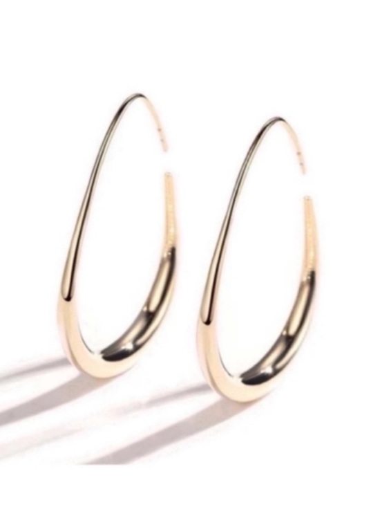 Jewelry - New! Goldie Molten Gold Hoop Earrings (3039) NWOT